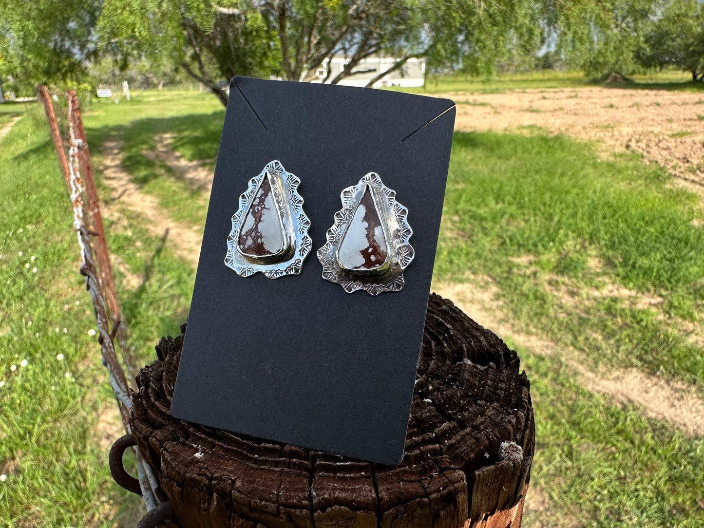 Wild horse earrings